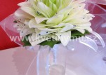 Svatební kytice bílá Glamélie z lilií