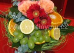 Dárková kytice s ovocem